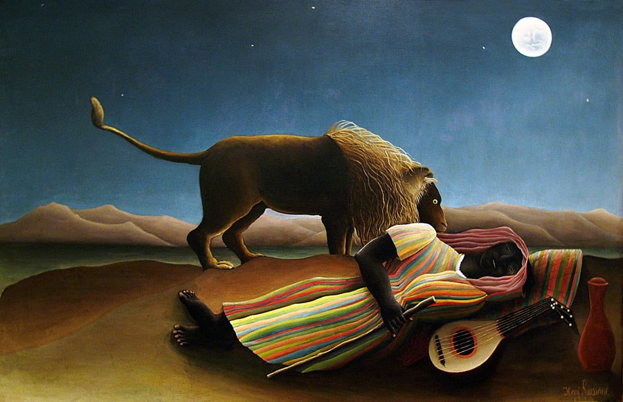 Henri Rousseau The Sleeping Gypsy